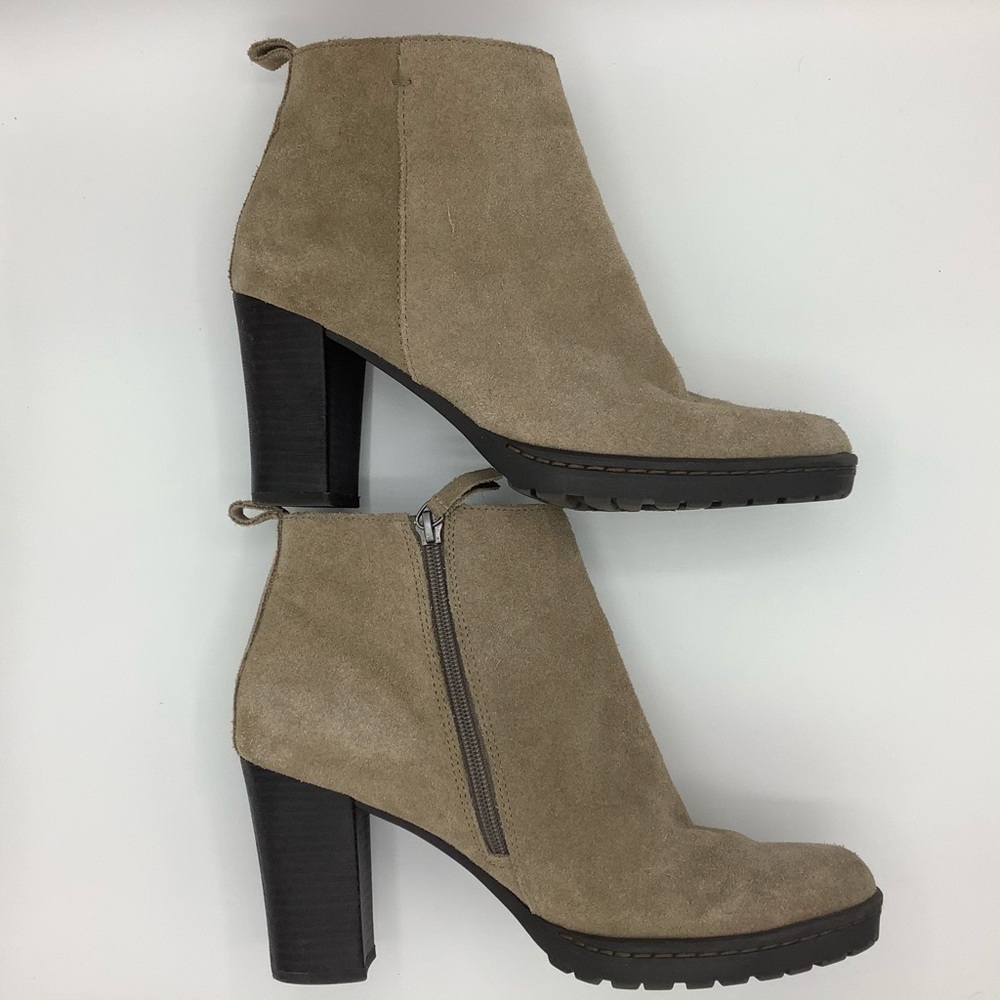 Caslon Kelsey Leather Ankle Boots, Size 10 - Picture 2 of 6